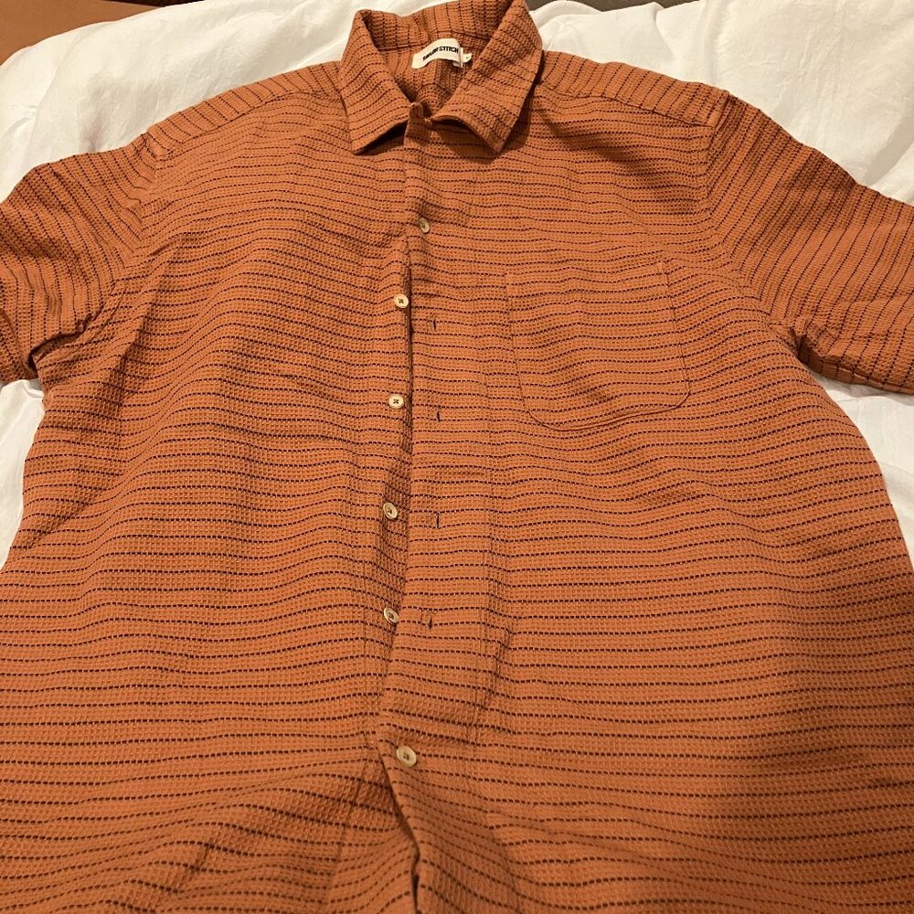 Short Sleeve California in Red Pique